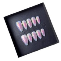 50 styles de collection d'ongles transfrontalière européenne et américaine # 1 Kit de faux ongles à presser, couvrance totale, vente en gros