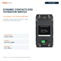 Module de commutation dynamique à thyristors YORA YLKCS pour contrôleur de facteur de puissance, commutation rapide de banque de condensateurs 400V 60kvar