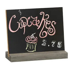 מיני הודעה Chalkboards פרסום לוח וגיר לוח עץ