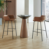 Mobilier de maison personnalisé de luxe très vendu chaises de bar hautes à ossature métallique solide pour salle à manger chambre à coucher hôtel pour restaurants cuisines