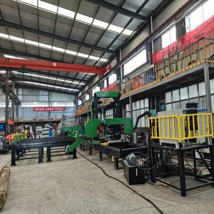 Aserradero de cinta horizontal hidráulico de alta eficiencia, comercial e industrial, totalmente automático para corte de madera dura - Product Image 4