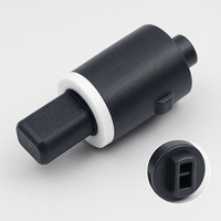Uniwise Couvercle de siège de toilette universel moderne à fermeture douce et amortie, accessoires de salle de bain de remplacement