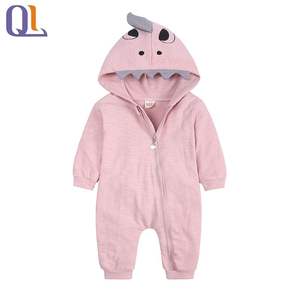 Hot Sale <strong>Kids</strong> <strong>Dinosaur</strong> Baby Jump Suit Toddler Jumpsuit Hooded Zipper Soft Romper Baby <strong>Onesie</strong> Boys Girls Pajamas - Product Image 5
