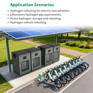 Équipement de production d'hydrogène vert PEM pour le remplissage de véhicules, vélos, batteries et réservoirs à hydrogène - Product Image 1
