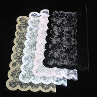 Papier d'emballage floral de rêve pour bouquets, avec bordure en dentelle, en OPP et papier verre, pour fleuristes et DIY, vente en gros