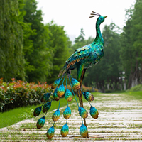 Ornements de jardin en métal, 20 pièces, ensemble de sculptures d'animaux, décoration de tige de pelouse pour Patio et jardin d'extérieur, nouveau Design
