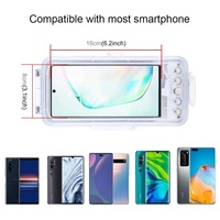 Étui de plongée étanche PULUZ 45m/147ft pour prise de photos et vidéos sous-marines, compatible avec les téléphones Android Galaxy, Huawei, Xiaomi