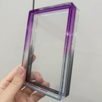 Protection de carte gradée en TPU avec panneau arrière transparent à paillettes et dégradé de couleurs, protection antichoc B G S avec plaque de panneau arrière