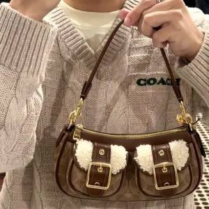 Borsa a Spalla e Tracolla Coco 2025 da <span class=keywords><strong>Donna</strong></span>, Stile Vintage Medioevale Soho, con Chiusura a Cerniera e Design Mahjong - Product Image 2