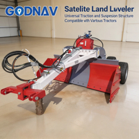 Niveleuse agricole de luxe à grande lame courbée PWBH500 pour le nivellement des terres agricoles, niveleuse de terrain agricole pour gros tracteurs