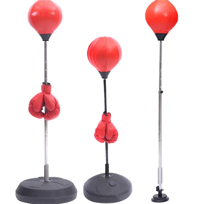 Punching Ball with Adjustable Height Tracking Boxing Reflex Punching Boxing Speed Ball Set