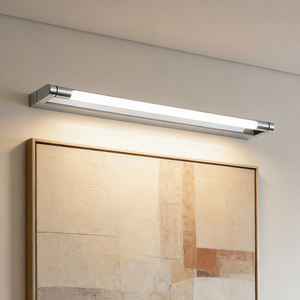 Lámpara de Pared LED Moderna para Baño, IP44 Impermeable, Acabado en Hierro Negro Cromado, Lámpara de Espejo para Hotel, Hogar, Iluminación de Cuadros - Product Image 2