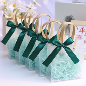 Paquete romántico de plástico esmerilado para recuerdos de boda, bolsas de recuerdo exquisitas para regalo de puerta - Product Image 3