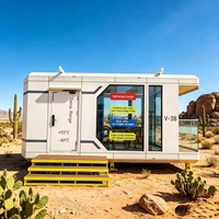 Maison Capsule de Qualité Hôtelière Personnalisée en Usine pour Site de Glamping de Luxe, Fabriquée sur Mesure, Spécifications Personnalisées, Programme de Fourniture en Gros