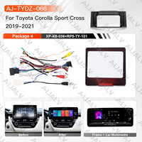 Aijia Factory Android 13 Pièces automobiles pour Toyota 2019-2021 COROLLA SPORT 12.3 pouces Cadre d'autoradio, panneau et faisceau de câbles