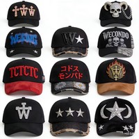 Topi Visor Merah Modis Laris Manis dengan Headband untuk Snapback Cap