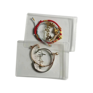 Free Reusable Luxury Gold Earring and Transparent Necklace Display Set <b>Sealed</b> Zip Lock Jewelry Pouch <b>Bag</b> for Shoes and Clothing - Product Image 4
