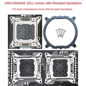 2011 Silent X99 12cm Desktop CPU Cooling <b>Fan</b> Luminous Temperature Control Heat Pipe Heatsink Radiator for <b>Computer</b> - Product Image 3