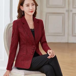 S-6XL Übergröße Modische Damen-<span class=keywords><strong>Blazer</strong></span> Jacken Büro-Damenanzüge Schlanke Einreihige Business-Damenmäntel - Product Image 3