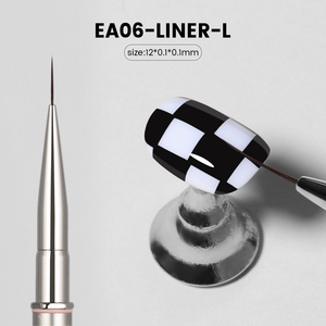 Pinceau à ongles YOKEFELLOW EA06 Long Liner, sans grumeaux, pour une application parfaite en une seule traite - Product Image 5
