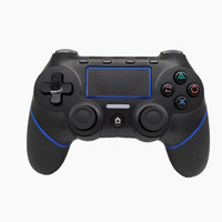 Manette de jeu sans fil T27 2023 en promotion pour PS4/PS4 Pro/PS4 Slim avec joysticks à 6 axes et fonction de calibration
