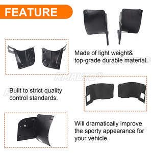 Par de paneles embellecedores delanteros izquierdo y derecho para el guardabarros del parachoques BMW Serie 5 E39 1996-2004 (solo para parachoques M) - Product Image 5