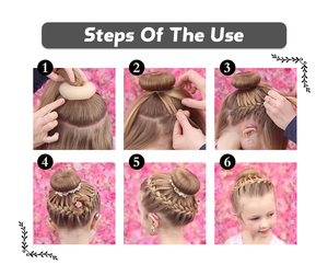Shinein différentes tailles beignet Shaper cheveux <span class=keywords><strong>chignon</strong></span> fabricant mousse éponge <span class=keywords><strong>Chignon</strong></span> Nylon beignet cheveux <span class=keywords><strong>chignon</strong></span> fabricant pour fille enfant - Product Image 5
