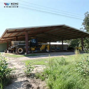 Bâtiments en acier à bas prix : Entrepôt à structure métallique avec abri de stockage, conçu pour une structure à ossature. - Product Image 6