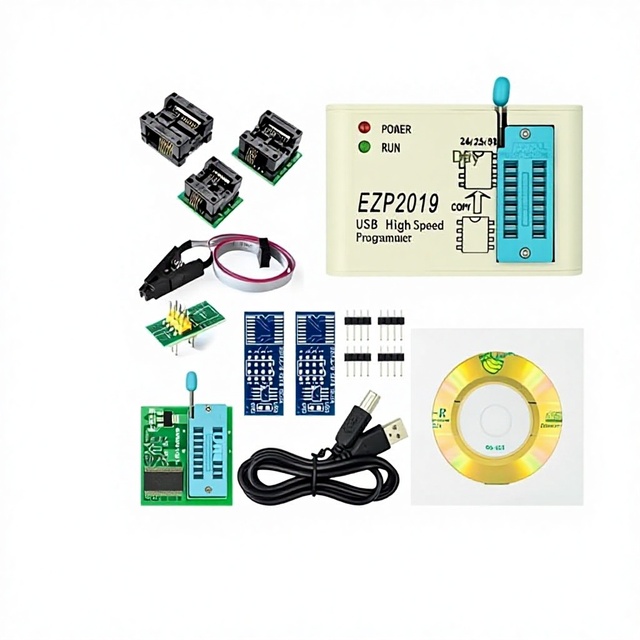EZP2019 High-Speed USB SPI Flash Programmer with 24/25/93 BIOS Support 25T80 Burning & Offline Copying