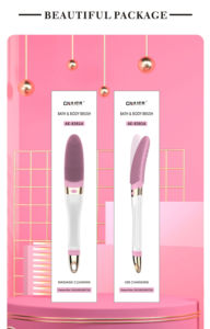 Силиконовый скребок для ванны с зарядкой от USB, электрическая щетка для ванны, звуковая отшелушивающая Водонепроницаемая длинная щетка для душа с ручкой - Product Image 6