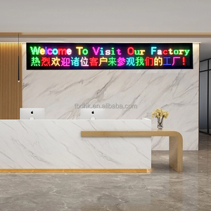 Truck Eyes Pantalla LED flexible Programable Desplazamiento animado Mensajes parpadeantes para aeropuertos Centros comerciales Venta al por menor - Product Image 4