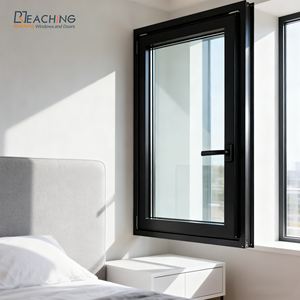 Nfrc Mỹ nhôm cửa sổ cửa sổ nhiệt phá vỡ Swing ra Windows với xử lý khóa Swing cửa sổ Swing cửa sổ - Product Image 4