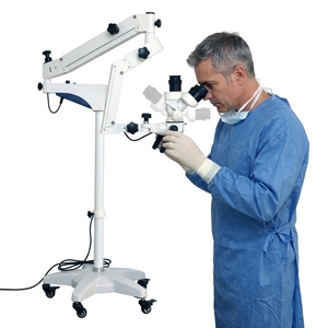 Microscopio Quirúrgico de Reconstrucción Óptica de Plástico con Iluminación Coaxial LED y Visor Binocular - Product Image 4