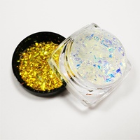 Paillettes artistiques irrégulières licorne, paillettes transparentes effet aurore caméléon pour nail art et fard à paupières