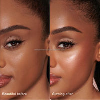 Fard à joues, illuminateur et fard à paupières liquide 3 en 1, waterproof, longue tenue, effet lumineux, 30g, pour tous types de peaux