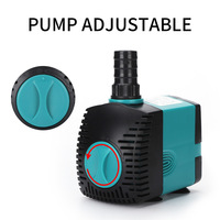 Pompe à eau submersible silencieuse Jebao DC en plastique, à aspiration latérale, multi-tension, 3W-100W, 220L/H-3000L/H pour aquarium (vente en gros)