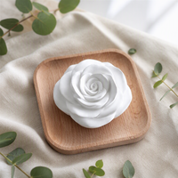 Diffuseur d'arômes passifs Rose, Pierre parfumée désodorisante, Ornement de décoration intérieure, Diffuseur d'huiles essentielles, Cadeau pour table ou étagère