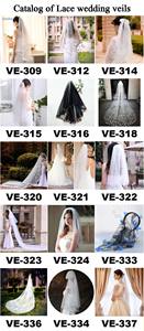 حجاب زفاف هندي طويل مع ريش, حجاب زفاف على شكل رأس العروس من ماركة شيرفيليس VE336 - Product Image 6