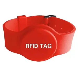 Waterproof Silicone 13.56Mhz RFID NFC 213 215 216 RFID Wrist Band Bracelet Wristband