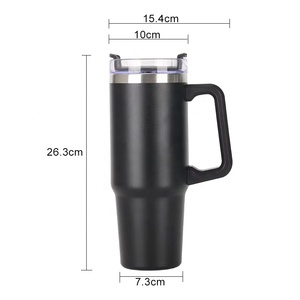 Gobelet isotherme en acier inoxydable à double paroi de 40 oz, avec couvercle à large ouverture, écologique, résistant à l'eau bouillante, maintient au chaud 12-24 heures – Meilleure vente - Product Image 4