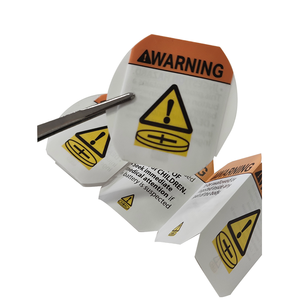 Autocollant de logo multicouche personnalisé adhésif étiquettes de révélation de pelage en <span class=keywords><strong>vinyle</strong></span> <span class=keywords><strong>expansé</strong></span> - Product Image 4