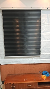 Modern Smart Motorized Battery Powered Electric <strong>Blinds</strong> Horizontal Pattern Light Filtering Window Polyester Built-In Plain - Product Image 6