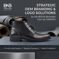 Bottes montantes minimalistes pour hommes, en cuir, à lacets, style Chukka, décontractées et élégantes, pour le bureau, confortables et souples, vente en gros OEM ODM