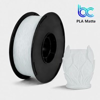 Filament PLA mat 1,75 mm 1 kg, alimentation fluide, impression stable, sans obstruction, impression FDM, filament pour imprimante 3D, facile à imprimer, 10 rouleaux
