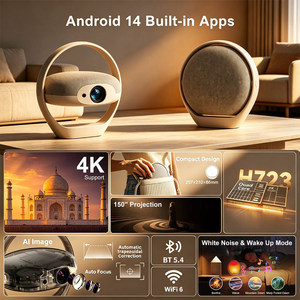Proyector Topleo TP200 con Luz Ambiental y Sonido Blanco, WiFi6, Bluetooth, para Cine en Casa, Dormitorio, Proyector Inteligente para Películas - Product Image 2