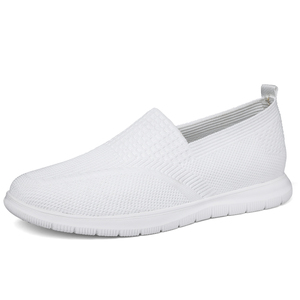 Chaussures de sport ultra-légères à enfiler avec empeigne en maille respirante, semelle épaisse, rehaussement invisible de 6 cm et coussin d'air - Product Image 6