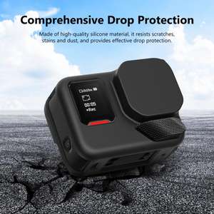 Groothandel Camera Case Voor Insta360 Ace Pro 2 Puluz Body Siliconen Beschermhoes Met Lensdop En Riem Beschermhoes - Product Image 6