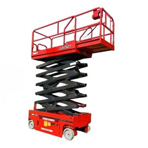 Plataforma Elevadora Móvil de Tijera para 2-6 Personas, Elevador Eléctrico Portátil, Plataforma de Trabajo Aérea Vertical Pequeña - Product Image 6