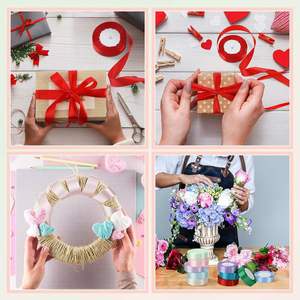 Cinta de Raso de Seda de 50 mm y 2 Pulgadas, Doble Cara - Product Image 6