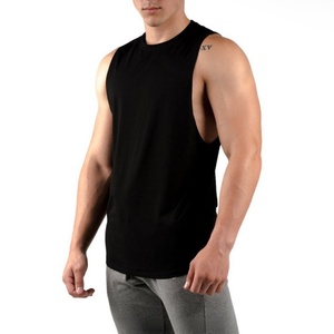 Camiseta sin Mangas Personalizada al por Mayor con Logotipo, Talla Grande, Lisa, para Gimnasio, Fitness, Ejercicio, para Hombre - Product Image 1